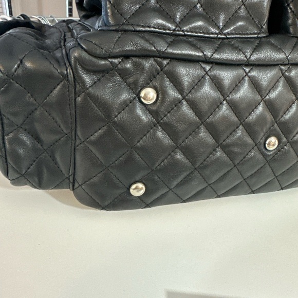 RARE Chanel Black Python CC Cambon Reporter Bag With Tag - Picture 10 of 16